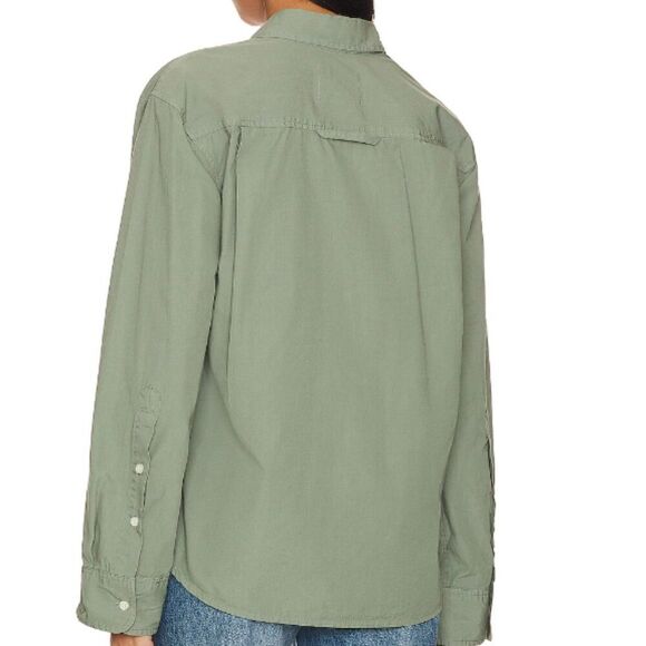 CITIZENS OF HUMANITY SIZE LARGE SAGE NOVA KAYLA SHRUNKEN SHIRT REVOLVE - Picture 2 of 11